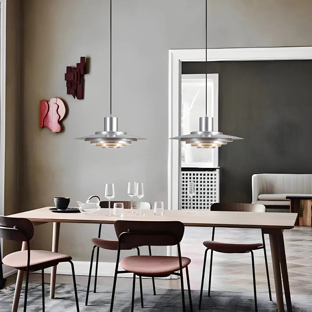 Nuvlight UFO Cream Pendant Light