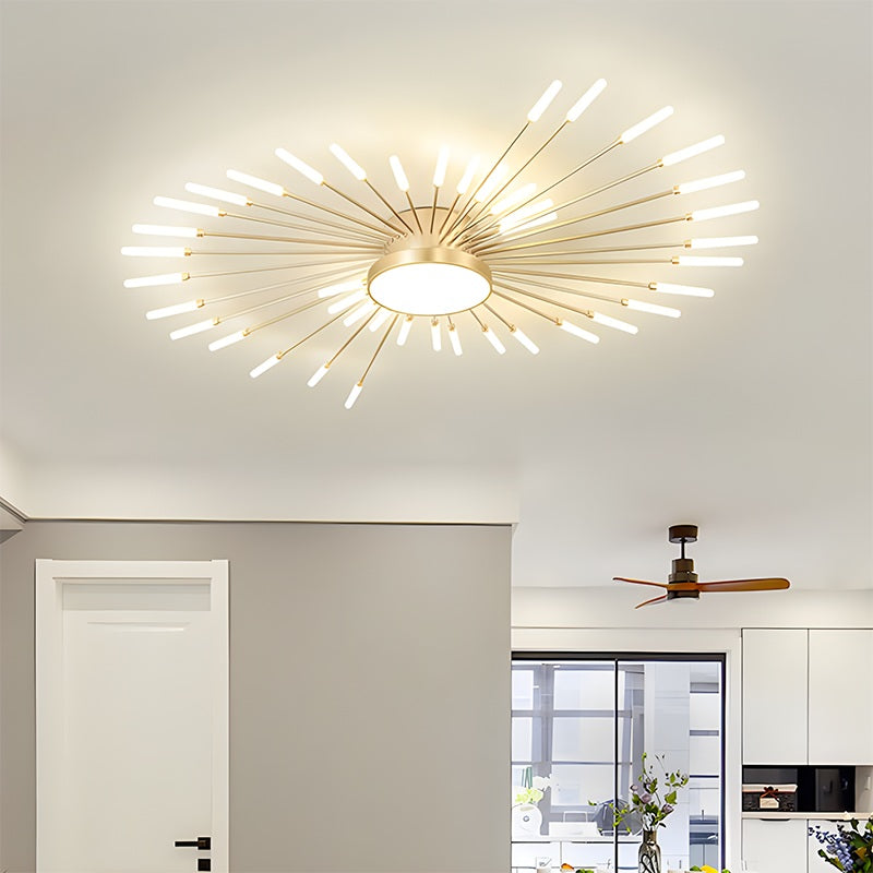 Swirl Flush Mount Ceiling Light for Living Room