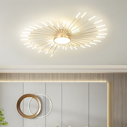 Swirl Flush Mount Ceiling Light for Living Room