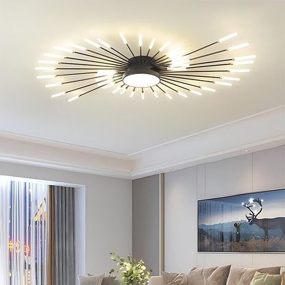 Swirl Flush Mount Ceiling Light for Living Room