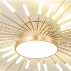 Artistic Fireworks Ceiling Light - Modern Swirl Burst Flush Mount for Living Room
