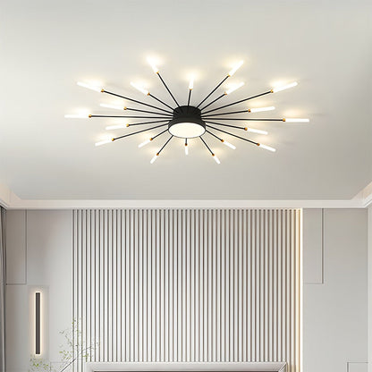Swirl Flush Mount Ceiling Light for Living Room