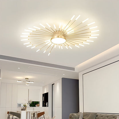 Swirl Flush Mount Ceiling Light for Living Room