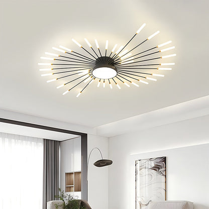 Swirl Flush Mount Ceiling Light for Living Room