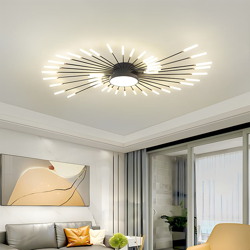 Swirl Flush Mount Ceiling Light for Living Room