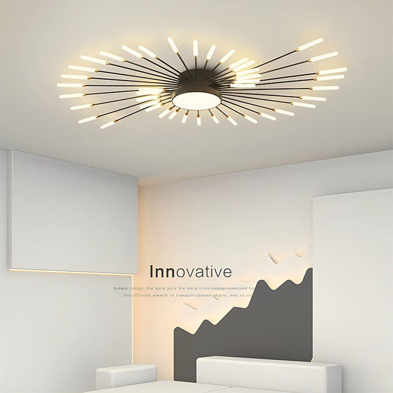 Swirl Flush Mount Ceiling Light for Living Room