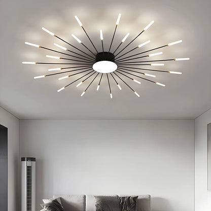 Swirl Flush Mount Ceiling Light for Living Room