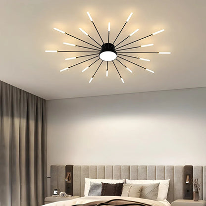 Swirl Flush Mount Ceiling Light for Living Room