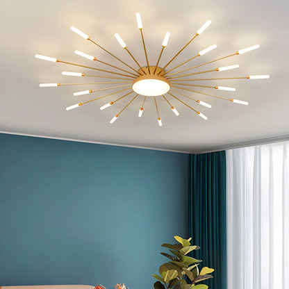 Swirl Flush Mount Ceiling Light for Living Room