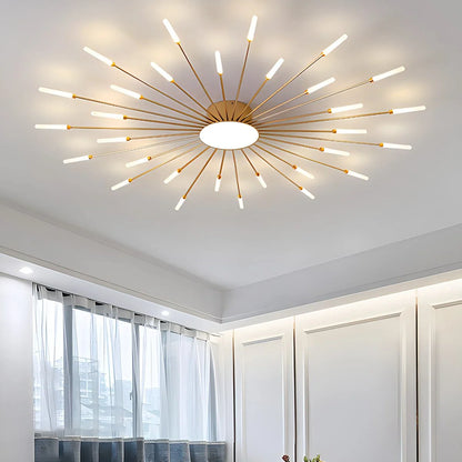 Swirl Flush Mount Ceiling Light for Living Room
