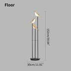 Modern Gold Bird Chandelier - Artistic Flying Swallows LED Pendant for High Ceiling & Living Room