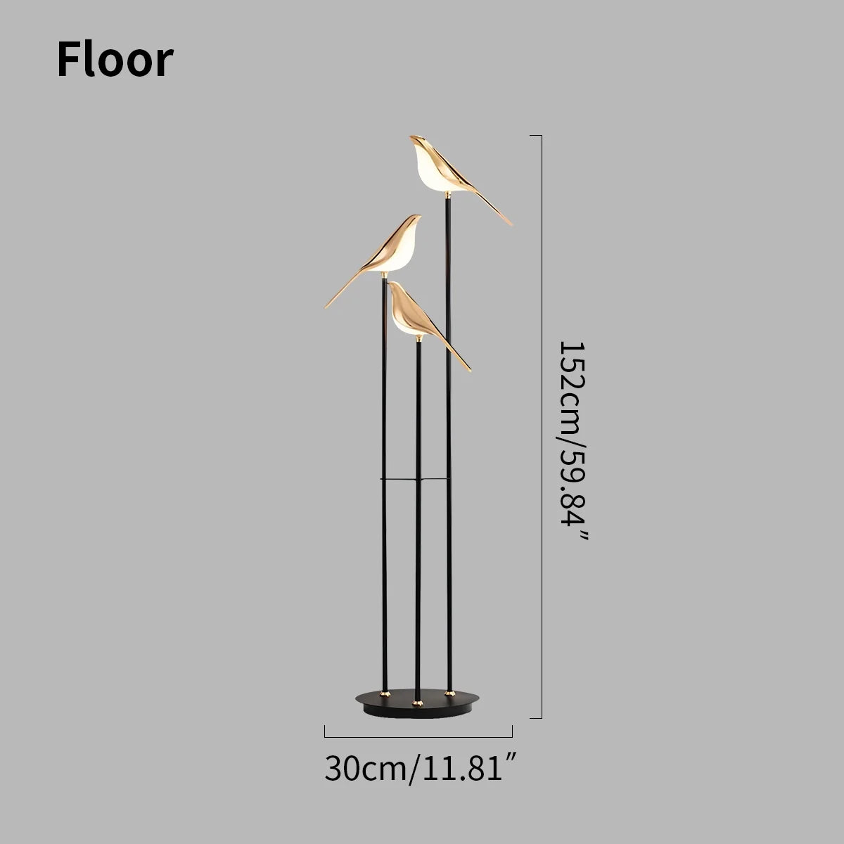 Modern Gold Bird Chandelier - Artistic Flying Swallows LED Pendant for High Ceiling & Living Room