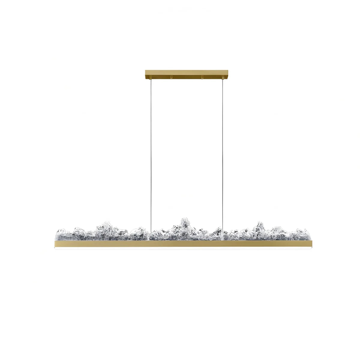 Nuvlight Modern Light Luxury Iceberg Chandelier Gold Stepless Dimming