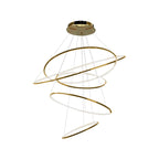 Grand Tiered Ring Chandelier - Modern Luxury Multi-Tier Lighting for Foyer & High Ceiling
