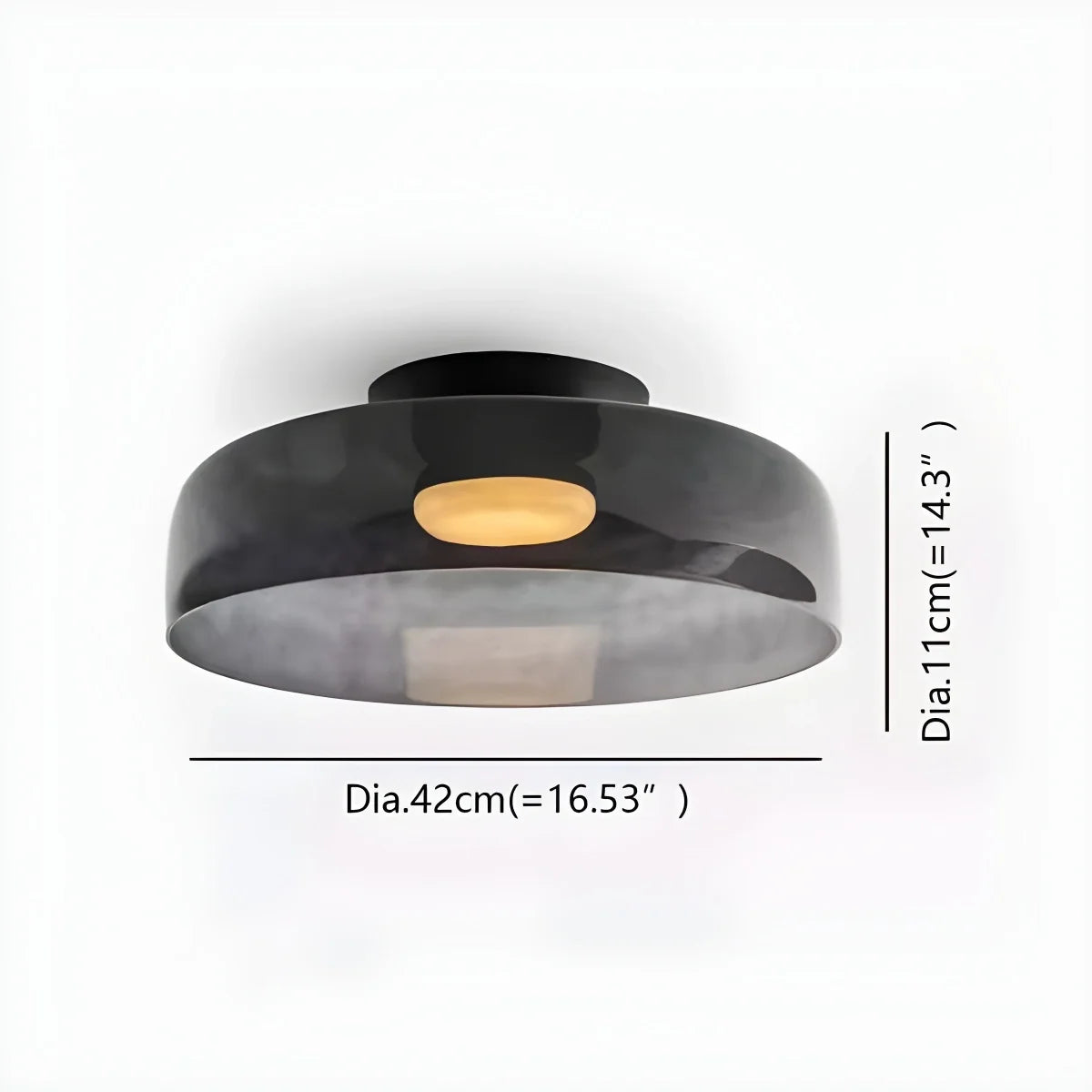 Nuvlight Colored Glass Ceiling Light
