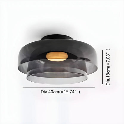 Nuvlight Colored Glass Ceiling Light