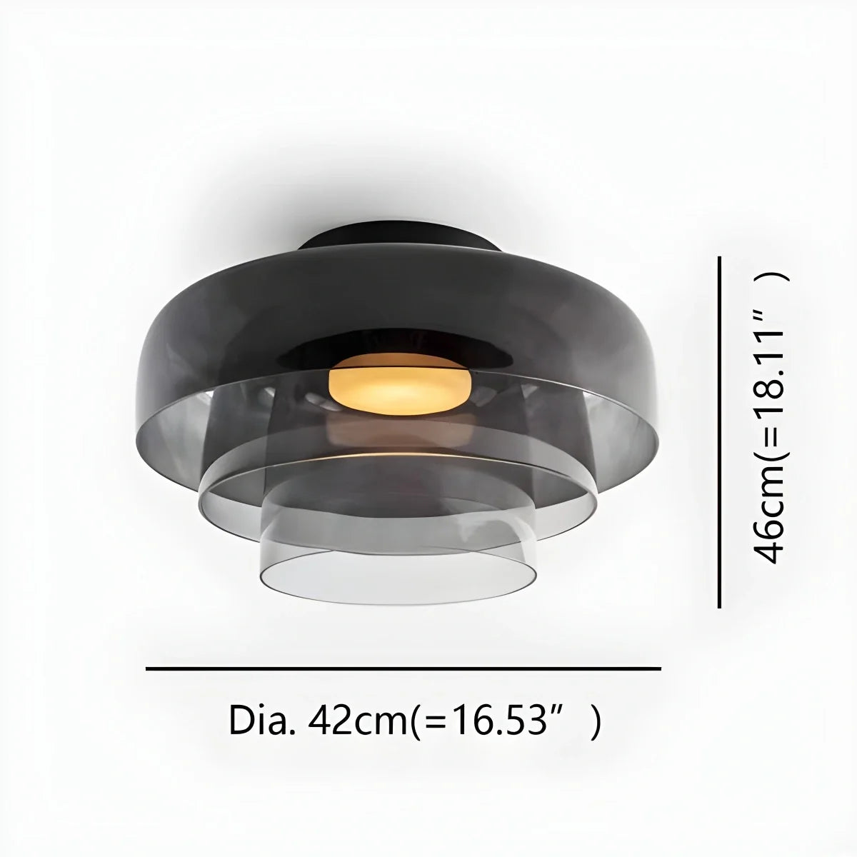 Nuvlight Colored Glass Ceiling Light