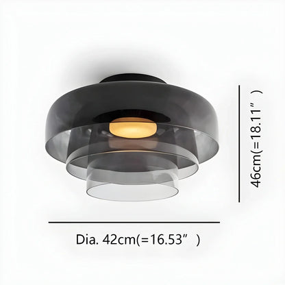 Nuvlight Colored Glass Ceiling Light
