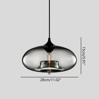 Nuvlight Hand-Blown Color Glass Pendant Light