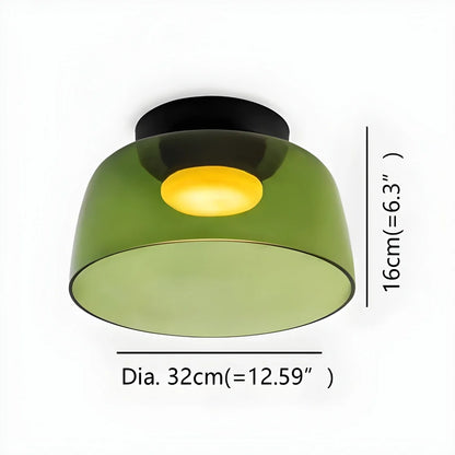 Nuvlight Colored Glass Ceiling Light