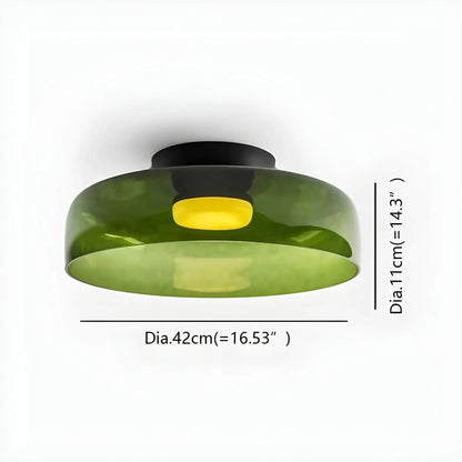 Nuvlight Colored Glass Ceiling Light