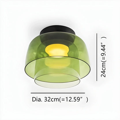 Nuvlight Colored Glass Ceiling Light