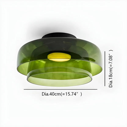 Nuvlight Colored Glass Ceiling Light