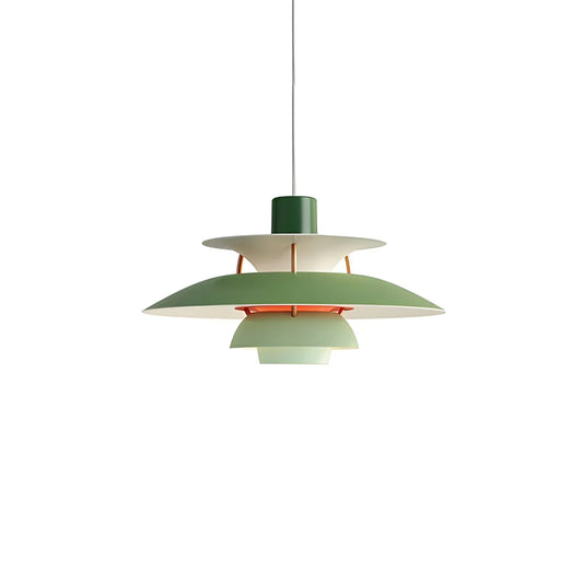 Green nordic pendant lamp