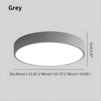 Modern Macaron Ceiling Light - Minimalist Circular LED Flush Mount for Nursery & Playroom