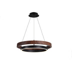 Haloa Minimalist Ring Pendant - Modern LED Circular Chandelier for Living Room & Foyer