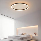 Nordic Halo Ceiling Light - Minimalist Circular LED Flush Mount for Bedroom & Nursery