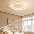 Nordic Halo Ceiling Light - Minimalist Circular LED Flush Mount for Bedroom & Nursery