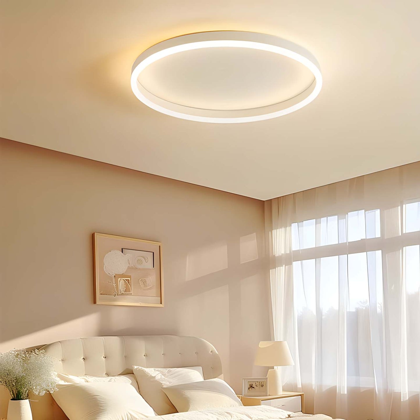 LED Flush Mount Ceiling Light for Bedroom