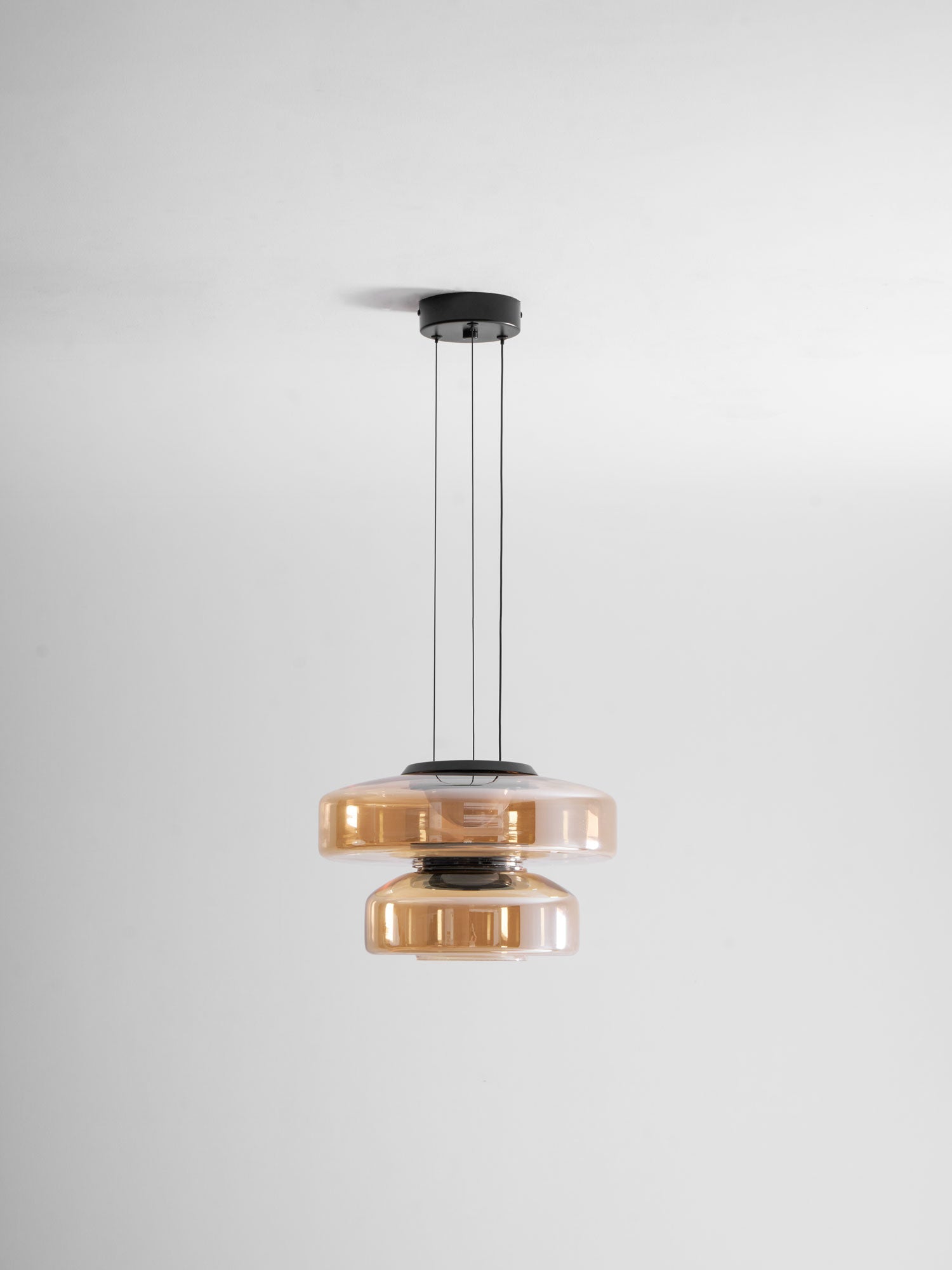 Levels Series Geometric Pendant - Modern Tiered Stacking Lamp for Dining Room & Kitchen