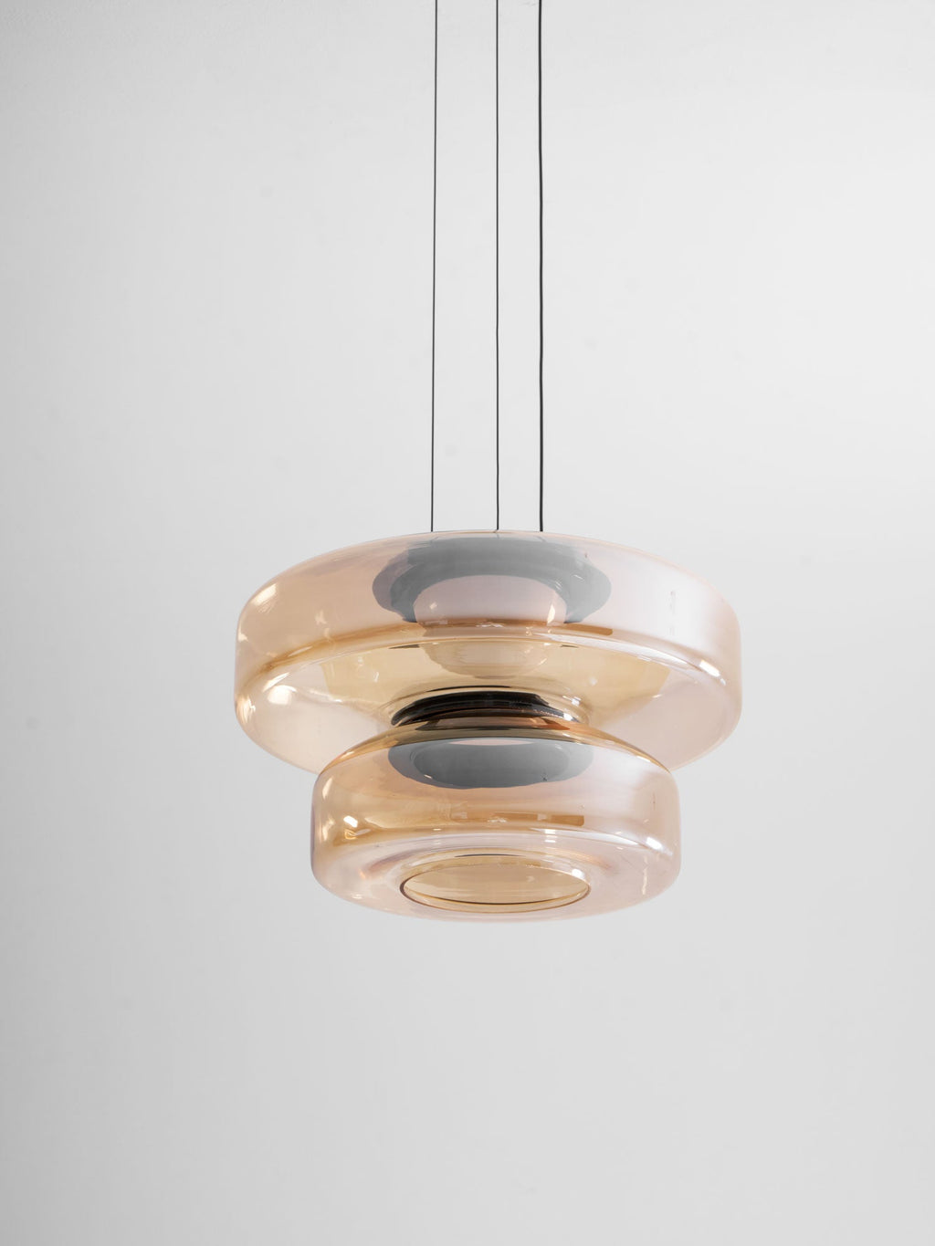 Levels Series Geometric Pendant - Modern Tiered Stacking Lamp for Dining Room & Kitchen