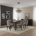 Levels Series Geometric Pendant - Modern Tiered Stacking Lamp for Dining Room & Kitchen