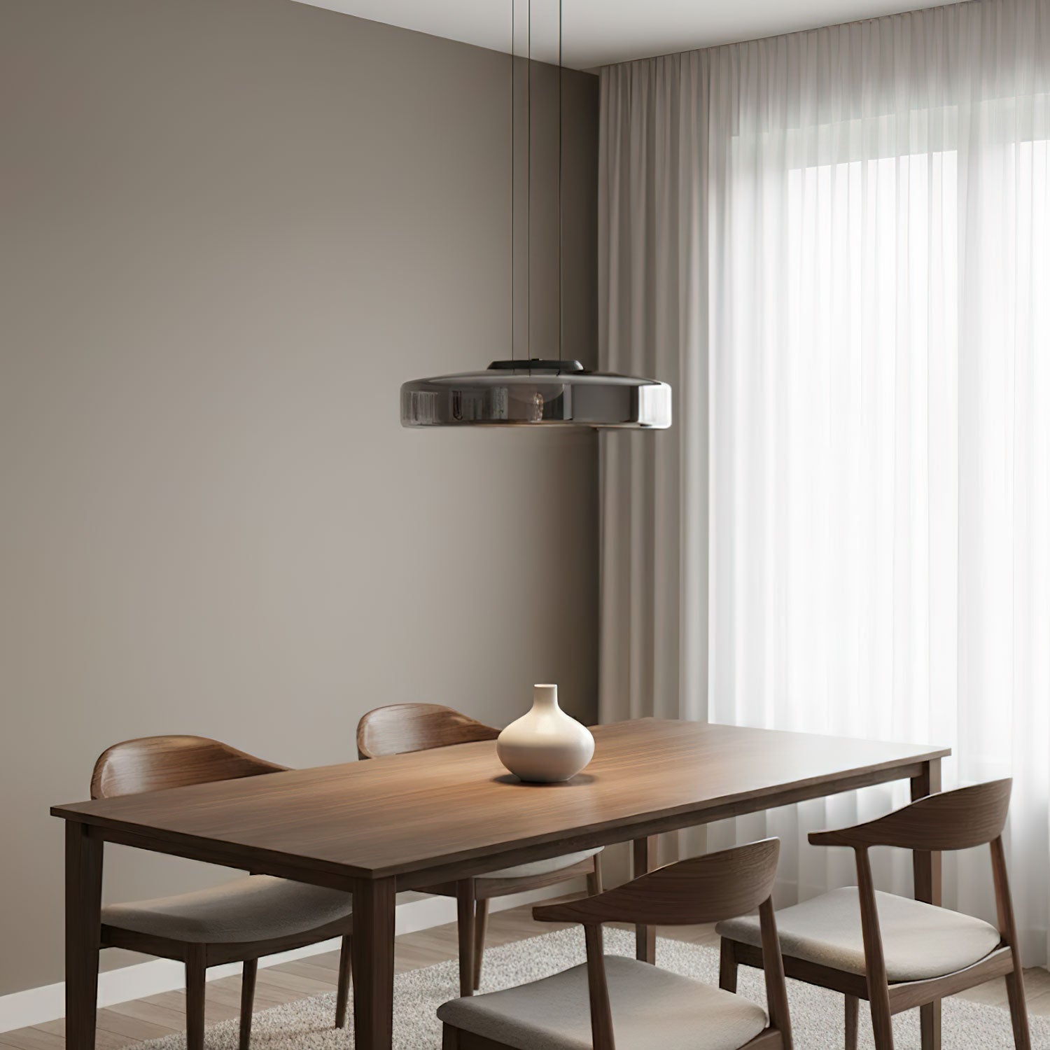 Levels Series Geometric Pendant - Modern Tiered Stacking Lamp for Dining Room & Kitchen