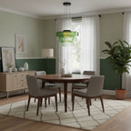 Levels Series Geometric Pendant - Modern Tiered Stacking Lamp for Dining Room & Kitchen