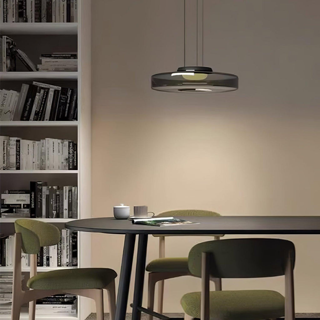 Levels Series Geometric Pendant - Modern Tiered Stacking Lamp for Dining Room & Kitchen