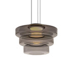 Levels Series Geometric Pendant - Modern Tiered Stacking Lamp for Dining Room & Kitchen