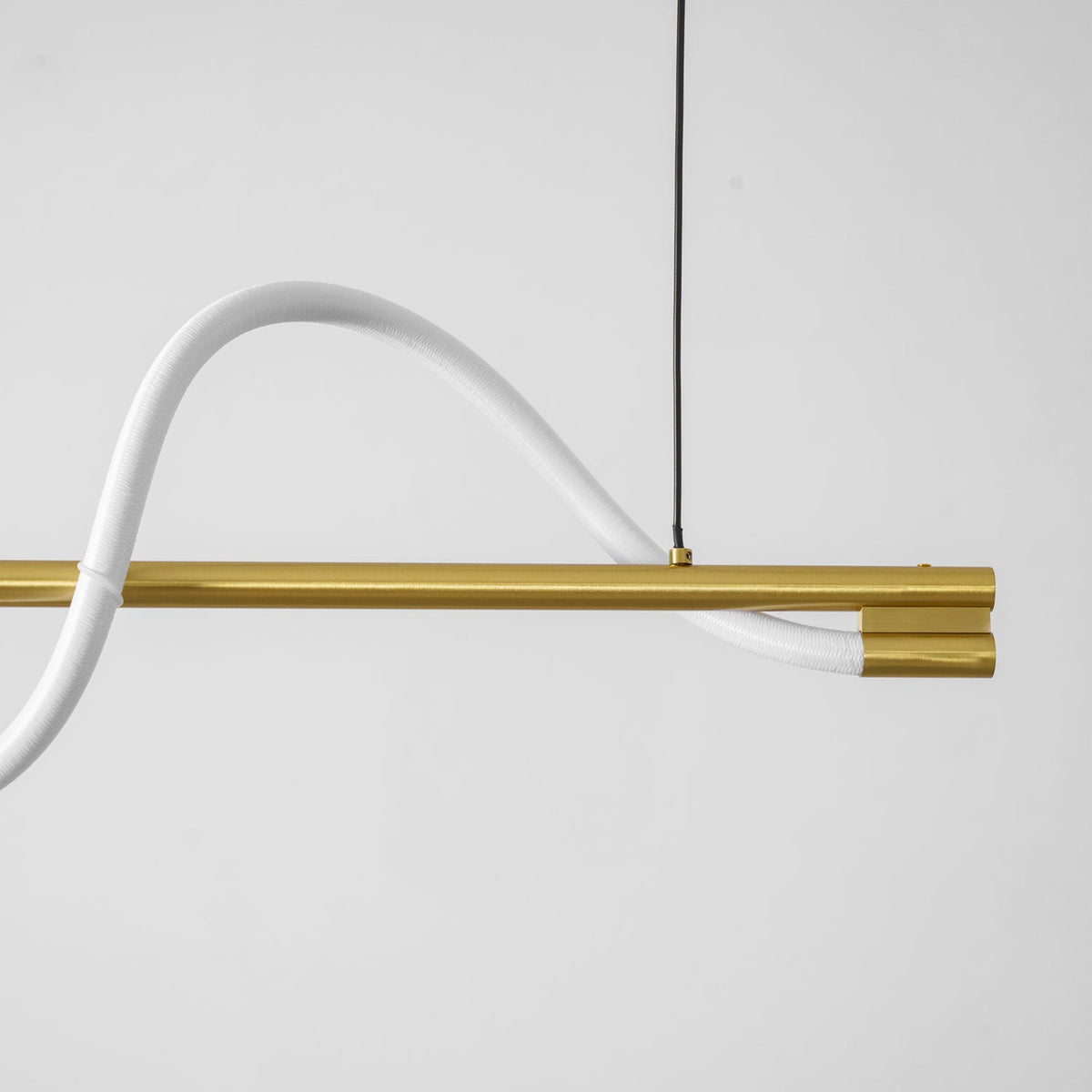 Linear Wave Pendant Light for Kitchen Island