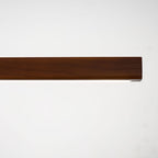 Linear Wood Pendant Light - Modern Organic Hanging Bar for Kitchen Island & Dining Table