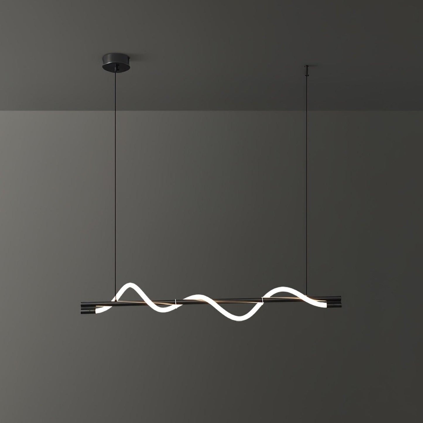 Linear Curve Island Pendant Lamp 