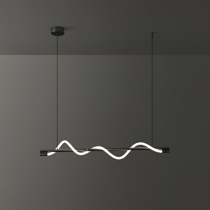 Linear Curve Island Pendant Lamp 