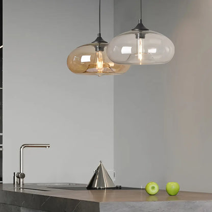 Nuvlight Hand-Blown Color Glass Pendant Light