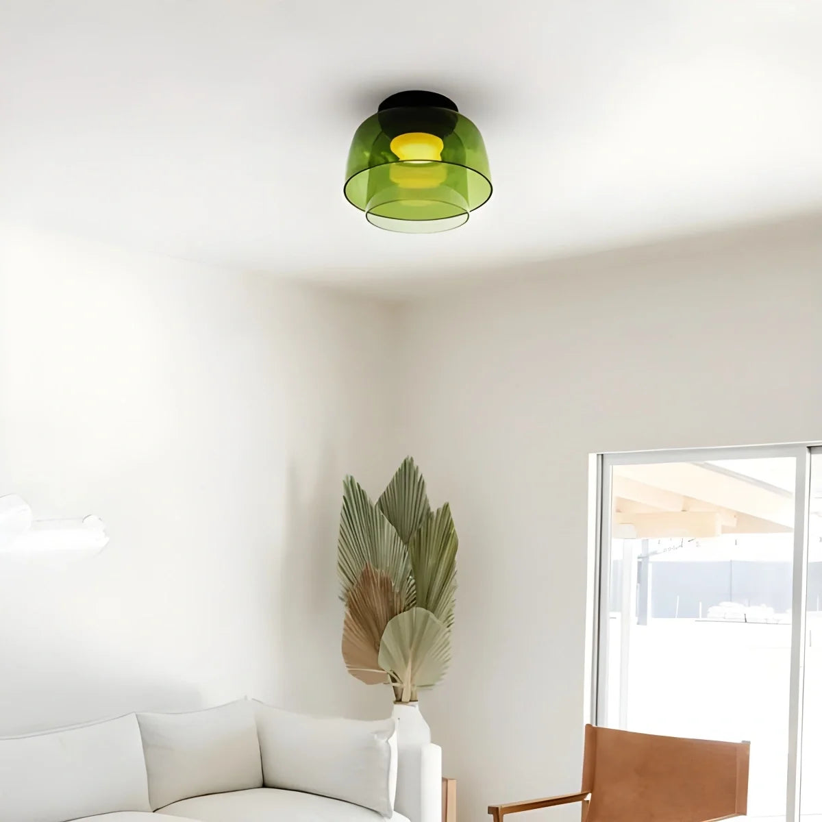 Nuvlight Colored Glass Ceiling Light