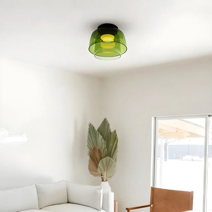 Nuvlight Colored Glass Ceiling Light