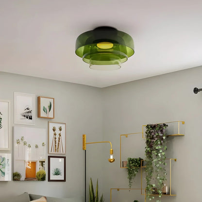 Nuvlight Colored Glass Ceiling Light