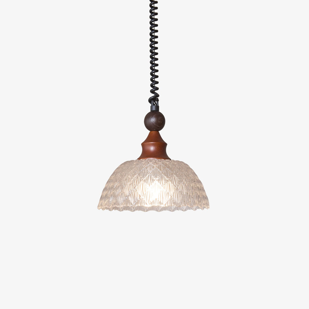 Monet Artistic Glass Pendant - Modern Impressionist Hanging Lamp for Dining Room & Bedroom