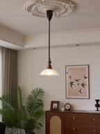 Monet Artistic Glass Pendant - Modern Impressionist Hanging Lamp for Dining Room & Bedroom